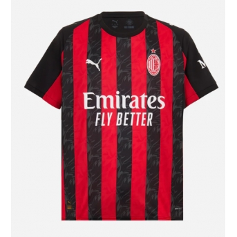 AC Milan Maglia Gara Casa Repliche 2025-26 Maniche Corte